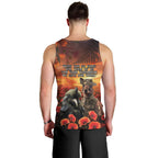 Kangaroo and Kiwi Soldier ANZAC Men Tank Top The Last War Memorial