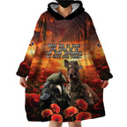 Kangaroo and Kiwi Soldier ANZAC Wearable Blanket Hoodie The Last War Memorial