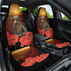 Maori Kiwi Soldier Fern Tattoo ANZAC Day Car Seat Cover Lest We Forget