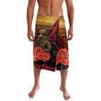 Maori Kiwi Soldier Fern Tattoo ANZAC Day Lavalava Lest We Forget