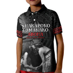 New Zealand Mother's Day Kid Polo Shirt Maori Hongi Aroha Ahau Ki A Koe Mama