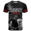 New Zealand Mother's Day T Shirt Maori Hongi Aroha Ahau Ki A Koe Mama