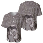 New Zealand Mother's Day Baseball Jersey Maori Mo Toku Mama Silver Fern