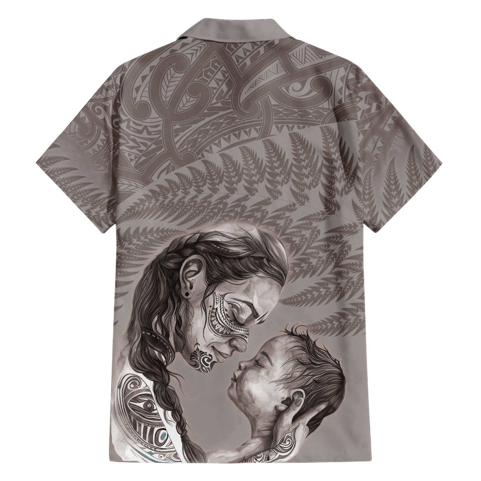 New Zealand Mother's Day Hawaiian Shirt Maori Mo Toku Mama Silver Fern