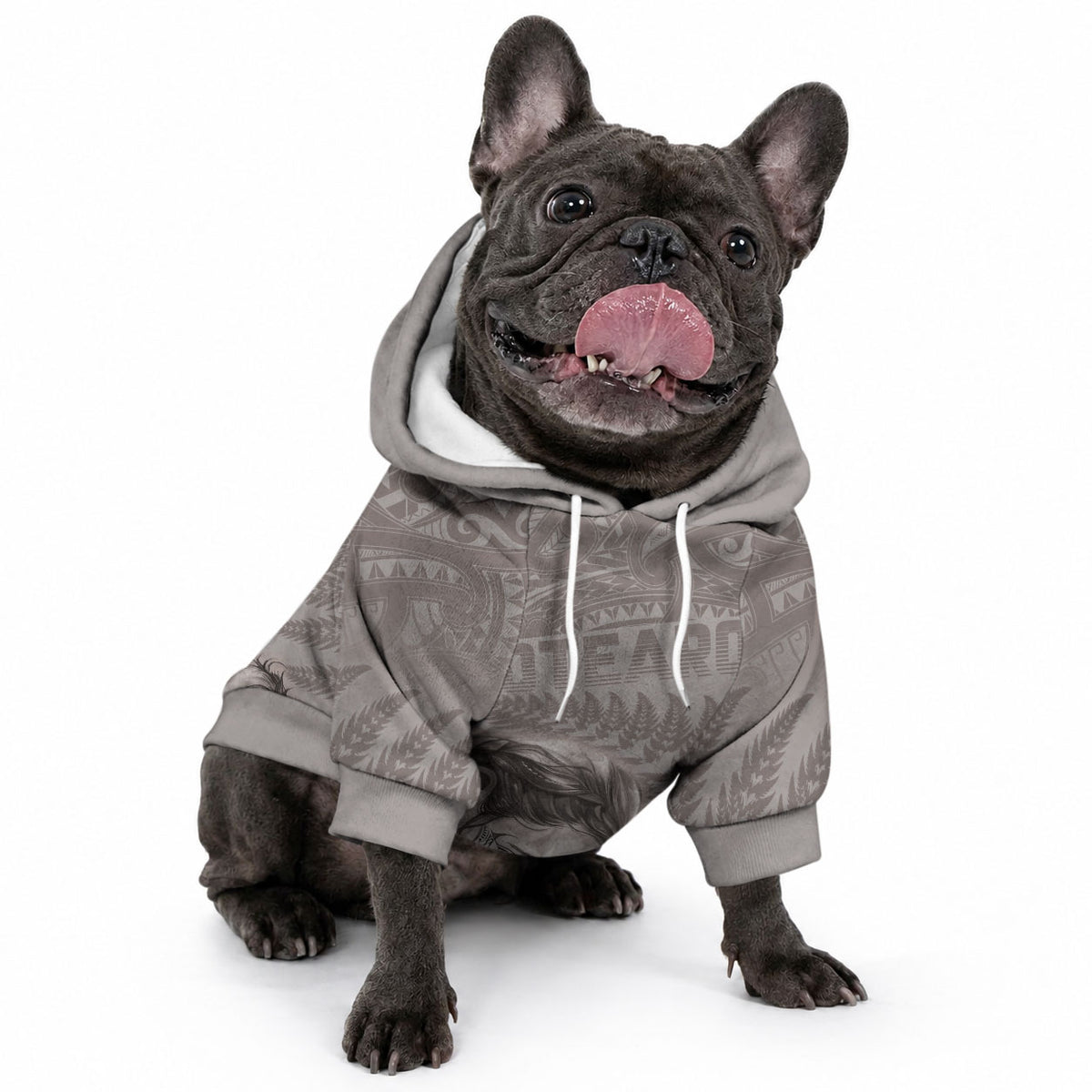 New Zealand Mother's Day Pet Hoodie Maori Mo Toku Mama Silver Fern