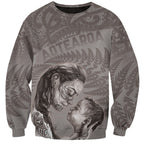 New Zealand Mother's Day Sweatshirt Maori Mo Toku Mama Silver Fern