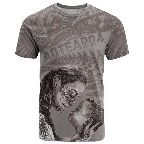 New Zealand Mother's Day T Shirt Maori Mo Toku Mama Silver Fern