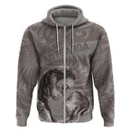 New Zealand Mother's Day Zip Hoodie Maori Mo Toku Mama Silver Fern