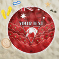 Custom Swans Football Beach Blanket ANZAC Lest We Forget