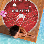 Custom Swans Football Beach Blanket ANZAC Lest We Forget