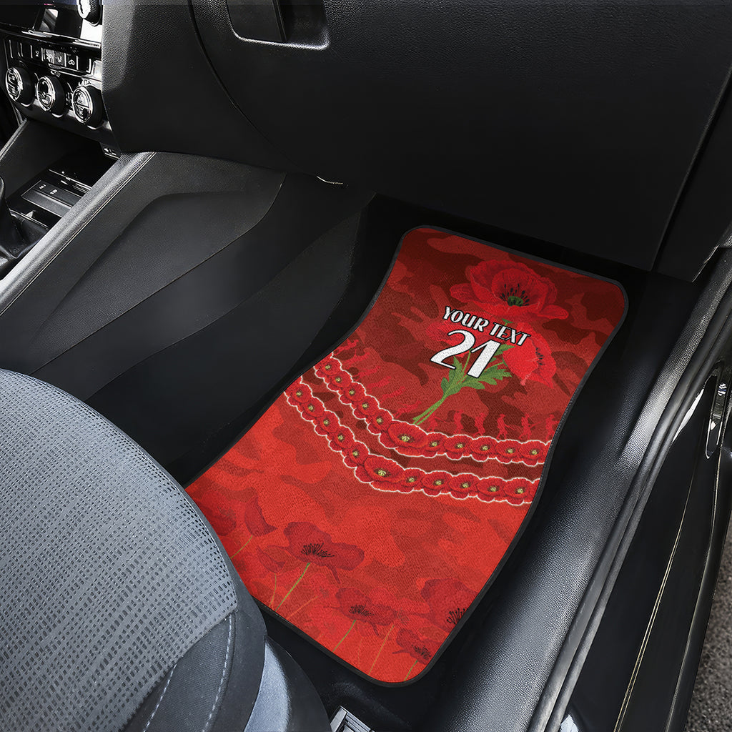 Custom Swans Football Car Mats ANZAC Lest We Forget