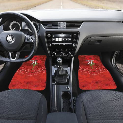 Custom Swans Football Car Mats ANZAC Lest We Forget