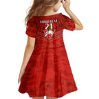 Custom Swans Football Family Matching Off Shoulder Short Dress and Hawaiian Shirt ANZAC Lest We Forget