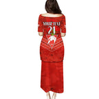 Custom Swans Football Family Matching Puletasi and Hawaiian Shirt ANZAC Lest We Forget