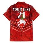 Custom Swans Football Family Matching Short Sleeve Bodycon Dress and Hawaiian Shirt ANZAC Lest We Forget