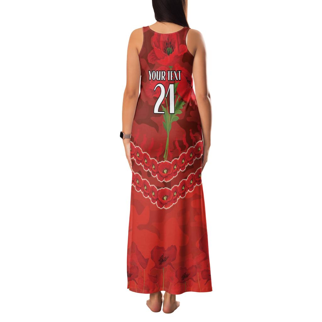 Custom Swans Football Family Matching Tank Maxi Dress and Hawaiian Shirt ANZAC Lest We Forget