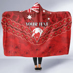 Custom Swans Football Hooded Blanket ANZAC Lest We Forget