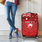 Custom Swans Football Luggage Cover ANZAC Lest We Forget