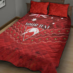 Custom Swans Football Quilt Bed Set ANZAC Lest We Forget