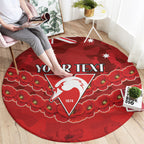 Custom Swans Football Round Carpet ANZAC Lest We Forget