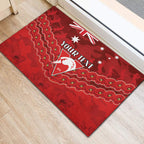 Custom Swans Football Rubber Doormat ANZAC Lest We Forget