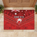 Custom Swans Football Rubber Doormat ANZAC Lest We Forget