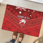 Custom Swans Football Rubber Doormat ANZAC Lest We Forget