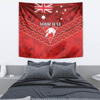 Custom Swans Football Tapestry ANZAC Lest We Forget