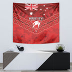 Custom Swans Football Tapestry ANZAC Lest We Forget