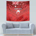 Custom Swans Football Tapestry ANZAC Lest We Forget