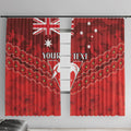 Custom Swans Football Window Curtain ANZAC Lest We Forget