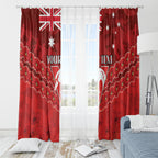 Custom Swans Football Window Curtain ANZAC Lest We Forget