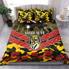 Custom Richmond Tigers Football Bedding Set ANZAC Lest We Forget