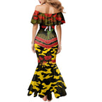 Custom Richmond Tigers Football Family Matching Mermaid Dress and Hawaiian Shirt ANZAC Lest We Forget