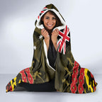 Custom Richmond Tigers Football Hooded Blanket ANZAC Lest We Forget