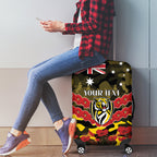 Custom Richmond Tigers Football Luggage Cover ANZAC Lest We Forget