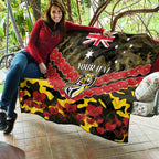 Custom Richmond Tigers Football Quilt ANZAC Lest We Forget