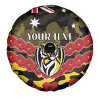 Custom Richmond Tigers Football Spare Tire Cover ANZAC Lest We Forget