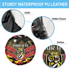 Custom Richmond Tigers Football Spare Tire Cover ANZAC Lest We Forget