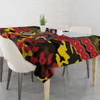 Custom Richmond Tigers Football Tablecloth ANZAC Lest We Forget