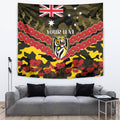 Custom Richmond Tigers Football Tapestry ANZAC Lest We Forget