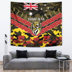 Custom Richmond Tigers Football Tapestry ANZAC Lest We Forget