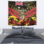 Custom Richmond Tigers Football Tapestry ANZAC Lest We Forget