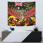 Custom Richmond Tigers Football Tapestry ANZAC Lest We Forget