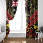 Custom Richmond Tigers Football Window Curtain ANZAC Lest We Forget