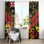 Custom Richmond Tigers Football Window Curtain ANZAC Lest We Forget