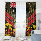 Custom Richmond Tigers Football Window Curtain ANZAC Lest We Forget