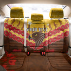 Custom Hawks Football Back Car Seat Cover ANZAC Lest We Forget
