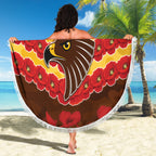 Custom Hawks Football Beach Blanket ANZAC Lest We Forget