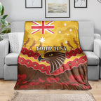 Custom Hawks Football Blanket ANZAC Lest We Forget